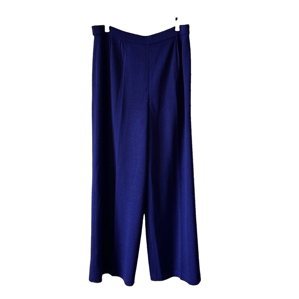 St. John Evening Purple Catalina Knit Pull On Women's Pants Size 10